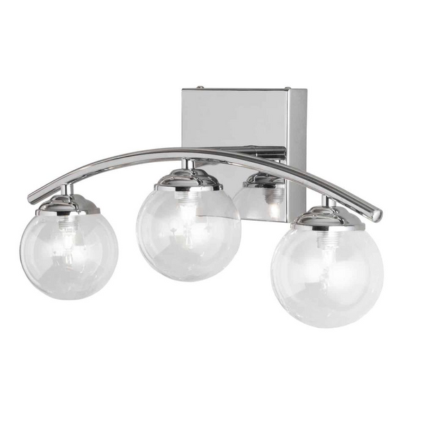 3-Light G9 Vanity in Polished Chrome Finish - Elegant Bathroom Lighting Fixture