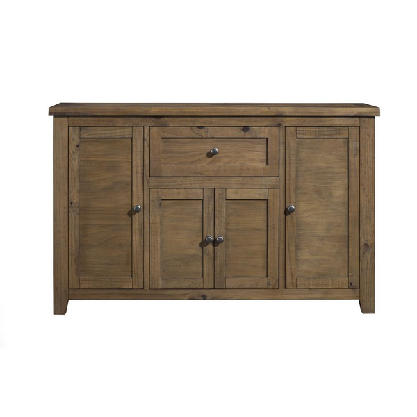 Kensington Server, Reclaimed Natural - Elegant Solid Pine Wood Dining Server