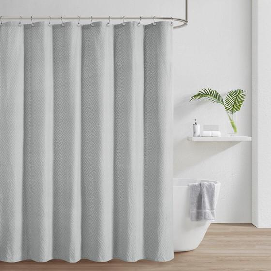 Matelasse Shower Curtain - Elegant and Luxurious | Free Shipping