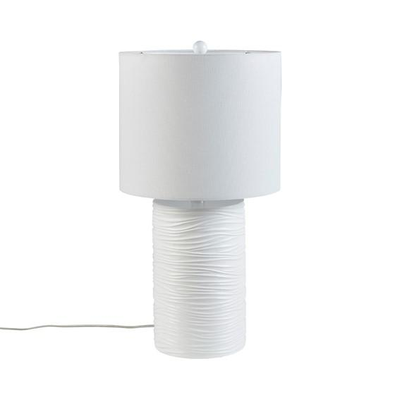 Textured Resin Table Lamp - Modern and Minimalistic Design