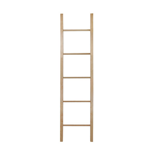 Decorative Ladder with Solid American Maple – Vintage Charm and Versatile Design