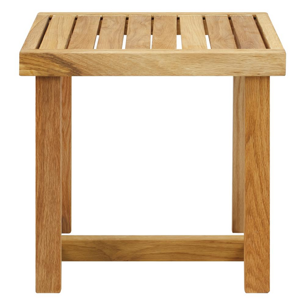 18" Shower Bench with Solid American White Oak - Classic Design and Superior Strength