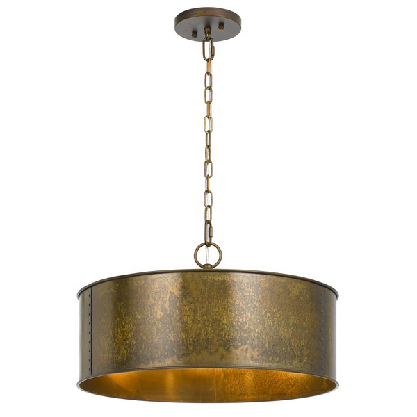 60W X 3 Rochefort Metal 3 Light Chandelier - Distressed Finish