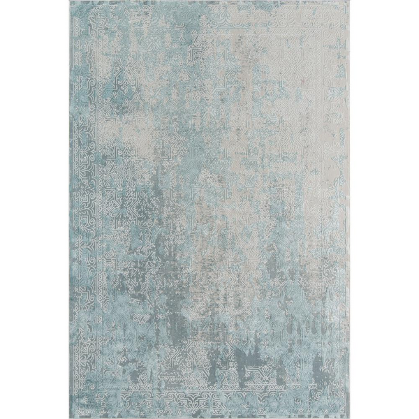 Genevieve Area RUG, Light Blue 3'10" X 5'7" - Elegant Transitional Design