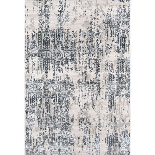 Traditional Runner Area Rug, Grey, 2'2" X 7'7" Runner - Stylish and Durable