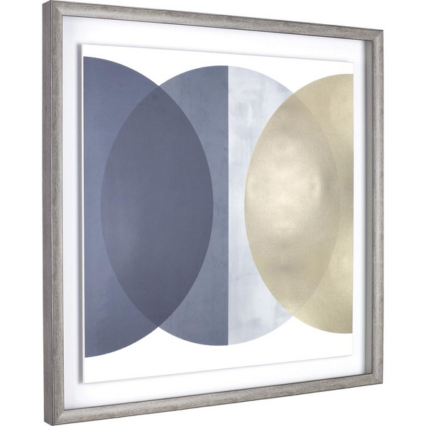 Lorell Circle I Framed Abstract Art - Colorful and Bright Wall Decor