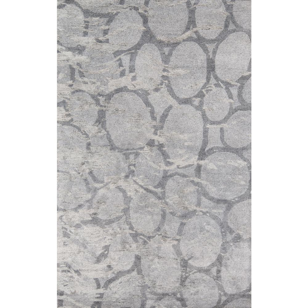 Millennia Area Rug, Silver, 5' X 8' - Abstract Patterns, Vibrant Colors, Hand-Tufted Construction