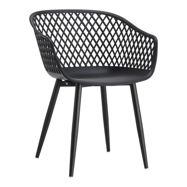 Piazza Outdoor Chair Black - Set Of Two | Stylish and Comfortable