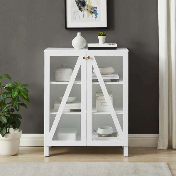 Cassai Stackable Storage Pantry White - Stylish Storage for Any Room