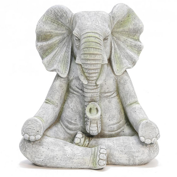 Meditating Elephant Statue - Beautifully Crafted and Relaxing