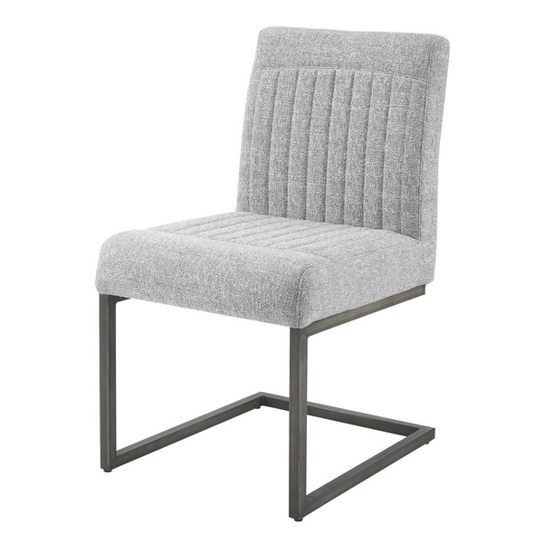 Ronan Fabric Dining Side Chair, Set of 2 - Mid-Century Modern Design, Tufted Upholstery