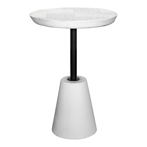 Foundation Outdoor Accent Table White – Stylish & Durable Patio Furniture