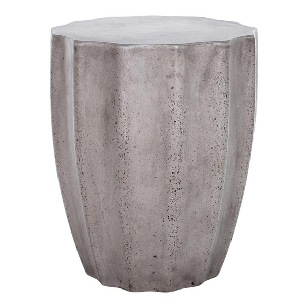 Lucius Outdoor Stool | Contemporary Modern Style | Fiber Reinforced Natural Concrete