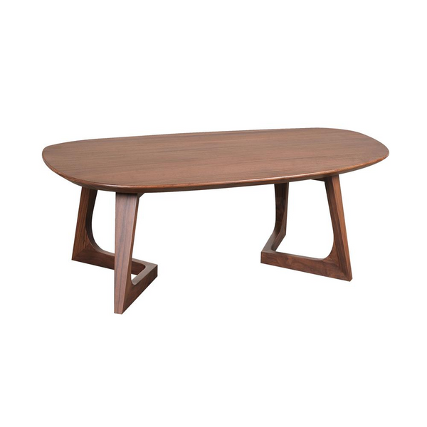 Godenza Small Coffee Table Brown – Mid-Century Modern Design with Premium American Walnut