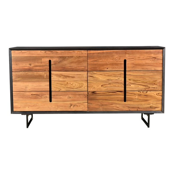 Vienna Dresser - Modern Mango Wood Dresser with Reclaimed Teak Drawers