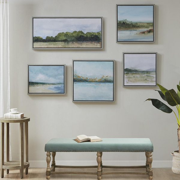 Martha Stewart Vista Abstract Landscape 5-piece Gallery Canvas Wall Art Set