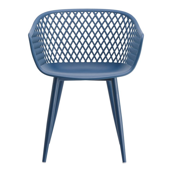 Piazza Outdoor Chair Blue - Set Of Two | Contemporary Modern Style | Water-proof