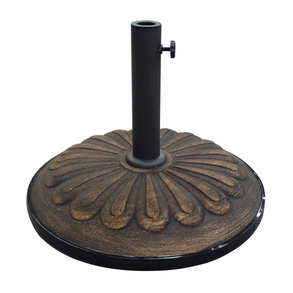 Resin Sunflower Umbrella Stand - Decorative and Functional Outdoor Furniture