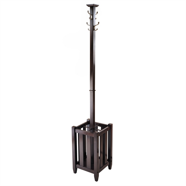 Memphis Coat Tree & Umbrella Rack - Elegant Entryway Organizer