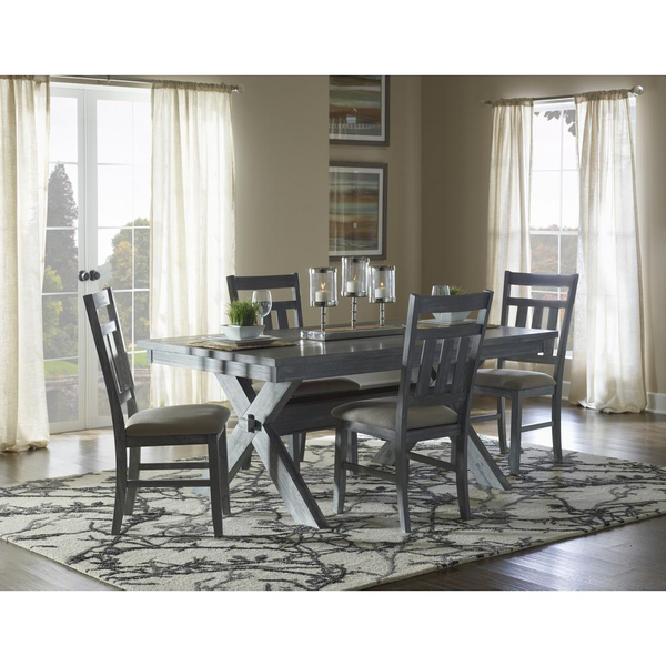 Turino 5pc Dining Set - Elegant Grey Oak Finish