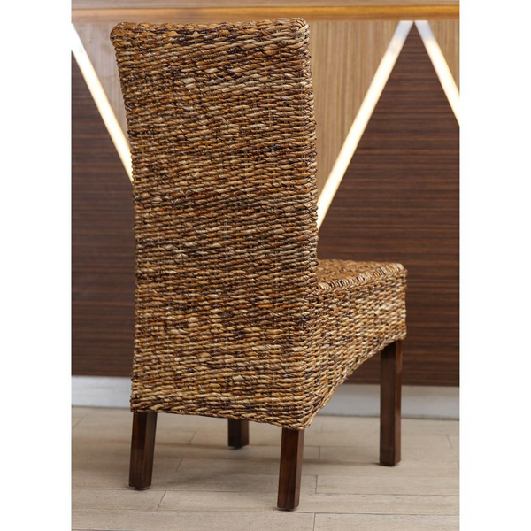 Gaby Woven Banana Dining Chair - Elegant Hand-Woven Abaca Design