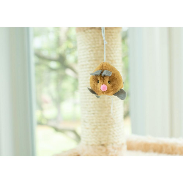 Armarkat Multi-Level Real Wood Cat Tower - Premium Cat Tree in Beige