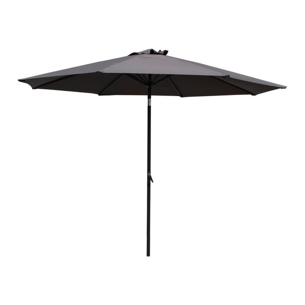 St. Kitts Aluminum 10-foot Patio Umbrella, Grey - Adds Shade and Style to Your Patio