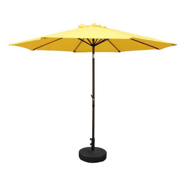 St. Kitts Aluminum 10-foot Patio Umbrella, Yellow - Add Shade and Style to Your Patio