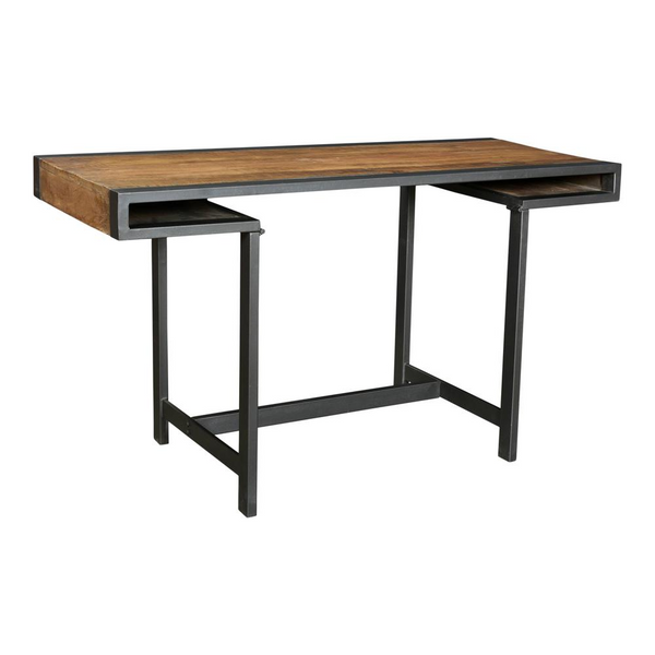 Shop the Parliament Desk - Industrial Style, Solid Mango Wood, Iron Detailing