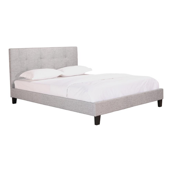 Eliza King Bed – Luxurious Upholstered Bed with Solid Pine Wood Construction