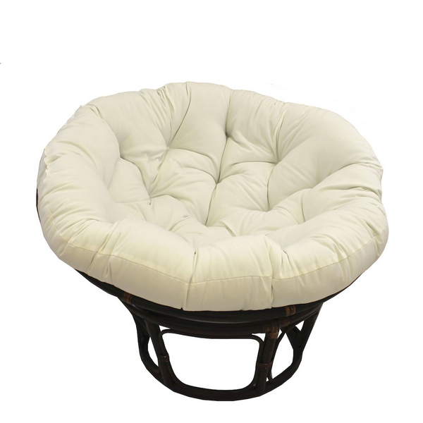 Relax in Style with the 42-Inch Rattan Papasan Chair - Comfort & Elegance Combined