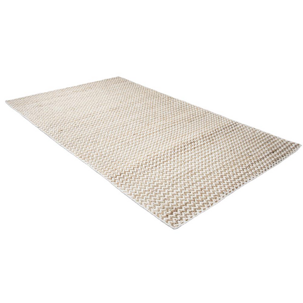 Hand Woven Flat Weave Pile Jute/ Wool Rug, 2'6" x 8'