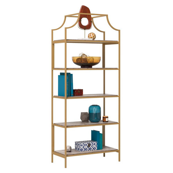 International Lux Bookcase Deco Stone - Chic Luxury for Your Home