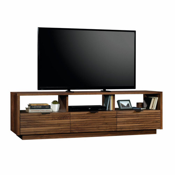 Harvey Park Grand Walnut Entertainment Credenza - Fits Up to 70" TVs