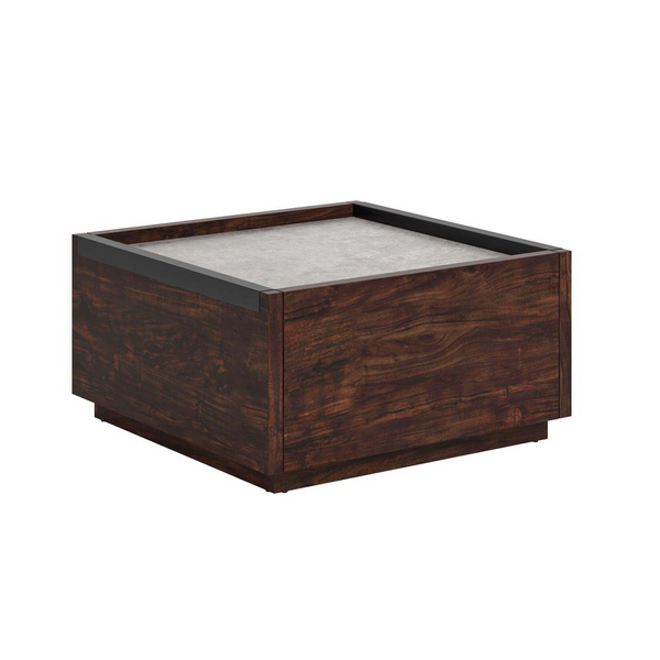 Manhattan Gate Coffee Table in Rich Walnut - Modern, Stylish, and Practical