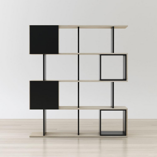 Alliance Geometric Bookcase - Modern Contemporary Storage Solution