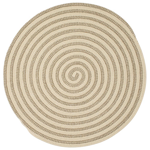 Woodland Round - Natural 7' Round | Textural All-Natural Wool Rug