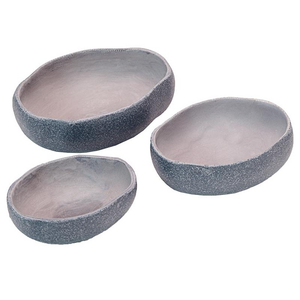 Rustic Bowls, Set of 3 - Durable and Versatile Nesting Bowls