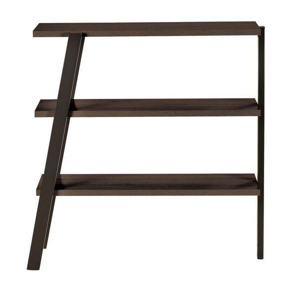 Mirella™ 3 Shelf Bookshelf - Contemporary Southern Tobacco Finish