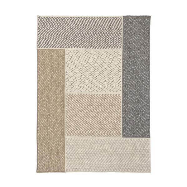 Patchwork - Natural Menage 12x15 | Handcrafted Luxury Designer Area Rug