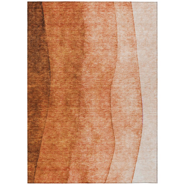 Chantille ACN625 Orange 8' x 10' Rug - Elegant Ombre Design