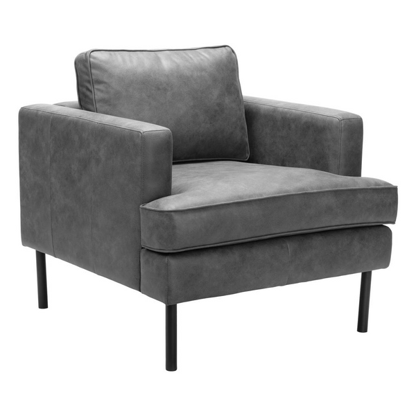 Decade Armchair in Vintage Gray – Stylish & Comfortable Seating