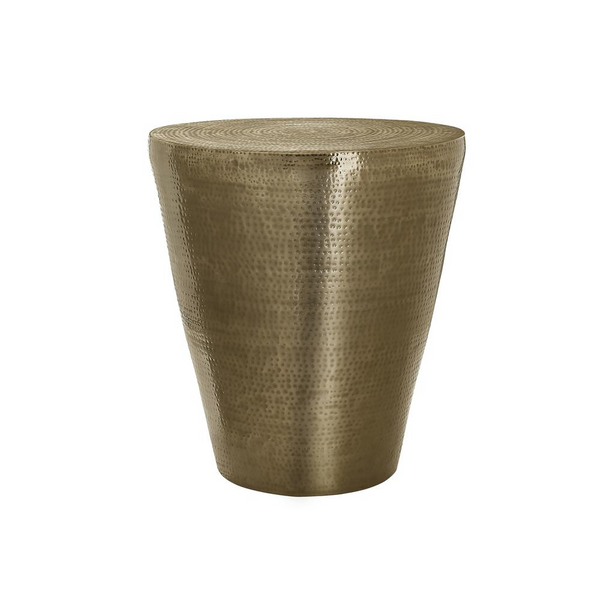 Contemporary Gold Metal Accent Table - Perfect for Living Room, Bedroom, and More