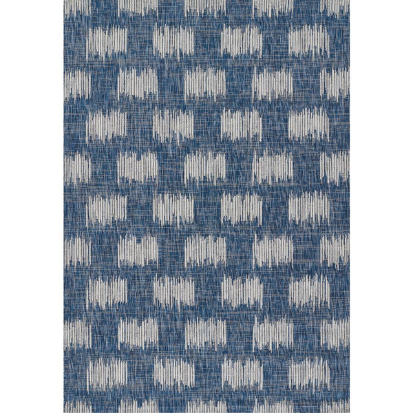 Transitional Rectangle Area Rug, Blue, 7'10" X 10'10"