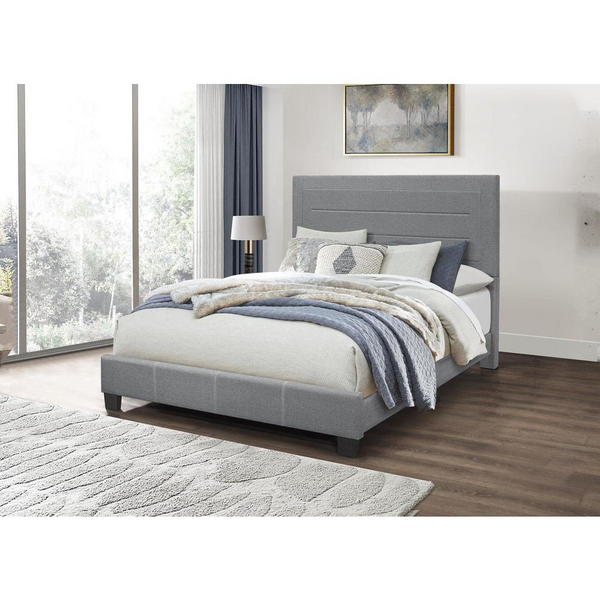 Buy Queen Fabric Bed, Grey - Affordable and Stylish