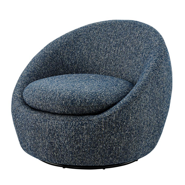 Adelmo Fabric Swivel Accent Chair - Modern and Chic Lounge Seating