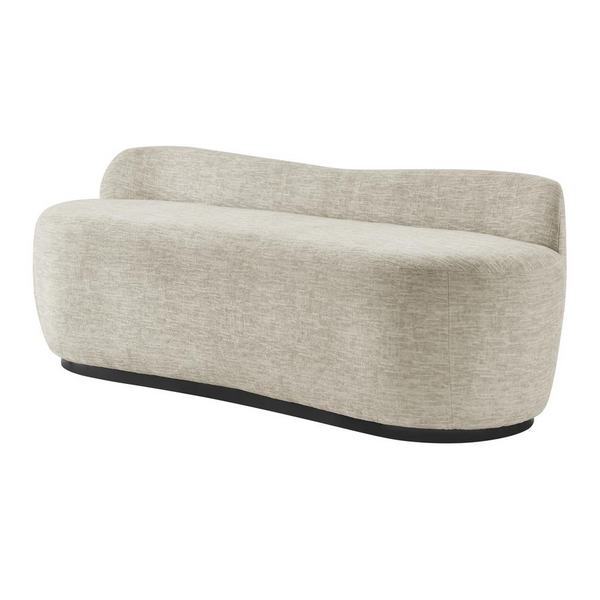 Mandy Fabric Bench - Modern Styling with Whimsical Appeal