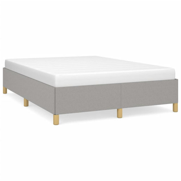 Bed Frame Light Gray 53.9"x74.8" Full Fabric - Durable & Stylish | YourBedroom.com