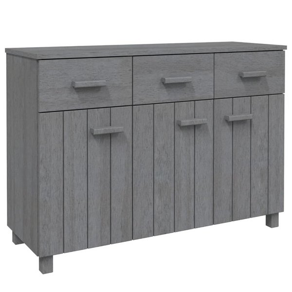 Sideboard HAMAR Dark Gray 44.5"x15.7"x31.5" | Solid Pine Wood | Elegant & Practical Storage Solution