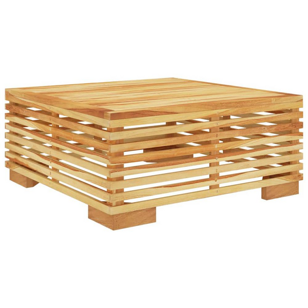 Stylish Patio Coffee Table | Solid Wood Teak | Outdoor Furniture